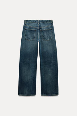 TRF BALLOON CURVED LEG MID-WAIST JEANS - Zara фото 17