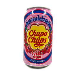 Напиток газ. со вкусом вишневой жевательной резинки Chupa Chups, Корея, 345 мл