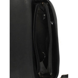 Сумка женская искусственная кожа DJ-СМ 6762-BLACK, 1отд, плечевой ремень, черный SALE 257756 - Adelia фото 3