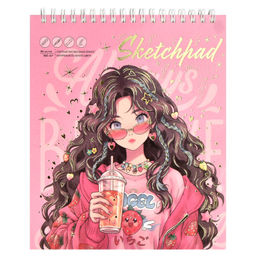 Альбом для рисования (Скетчпад) 168х195 мм, 30 л, блок - рисовальная бумага 160 г/м?, арт. 67723 КЛУ
