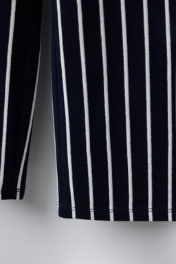 STRIPED STRAIGHT-LEG TROUSERS - Zara фото 4