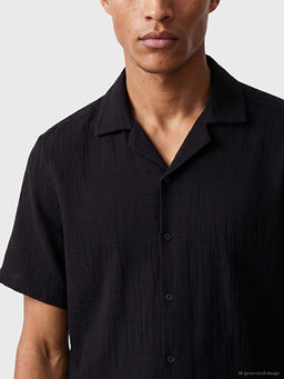 Рубашка мужская Regular Fit из муслина