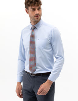 A__k Mavi Regular Fit Uzun Kollu Klasik G_mlek