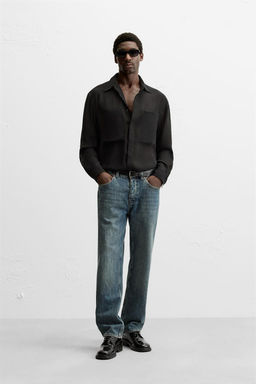 SEMI-SHEER SHIRT - Zara фото 3