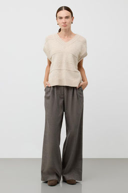 ЕВ 30265/ш/бежевый жилет жен