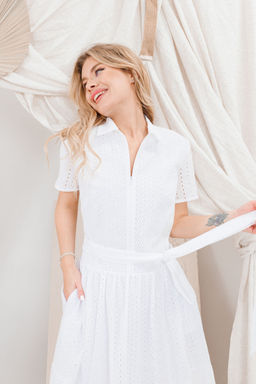 Платье AMORI 9674 молоко  фото 2