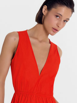 Сарафан женский в красном оттенке красный 152642 - Mark formelle фото 6