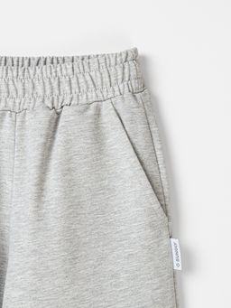 Брюки палаццо облегченные Серый меланж 7+ - Bungly фото 3