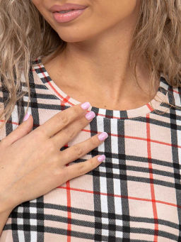 Платье женское, цвет бежевый черный