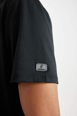 DeFactoFit Спортивная футболка стандартного кроя с круглым вырезом и короткими рукавами  фото 6