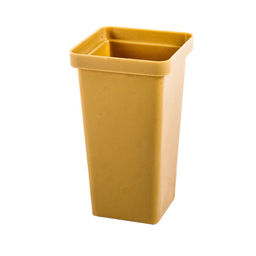 Горшок для рассады 0,3л со съемным дном 6,5х6,5х12см (пластик) цветной