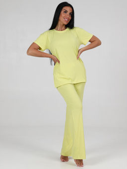 423 ПИЖАМА ЖЕНСКАЯ (брюки) (Желтый) - А-дина фото 3