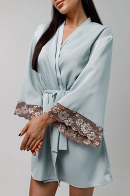 2518 ГОЛУБОЙ ХАЛАТ - Karolina фото 3