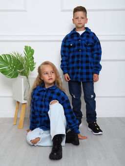 РБ013 Рубашка Мейн (синий) - Милаша фото 9