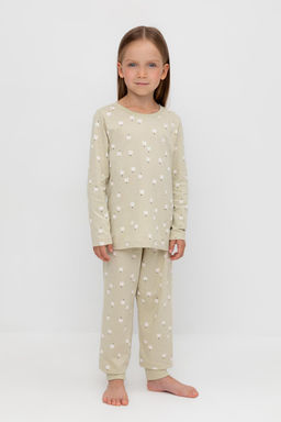 К 1561/фисташковый мусс,колокольчики пижама дет