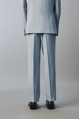 PANTAL?N TRAJE SLIM FIT / Celeste - Zara фото 3