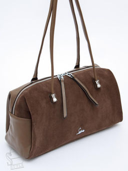 Сумка женская кожаная 98409SP cappuccino Velina Fabbiano-Safenta в Новосибирске