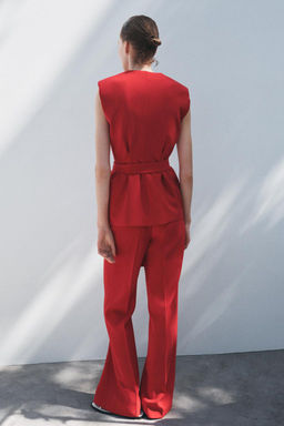 ZW COLLECTION FLARED TROUSERS - Zara фото 3