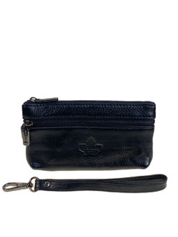 Женский кошелёк из натуральной кожи, цвет черный