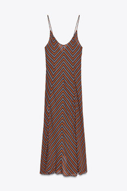ZW COLLECTION STRIPED CAMISOLE DRESS - Zara фото 8