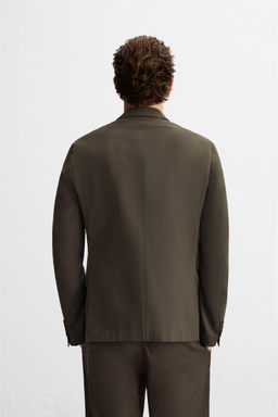 COTTON - LYOCELL RELAXED FIT BLAZER - Zara фото 11