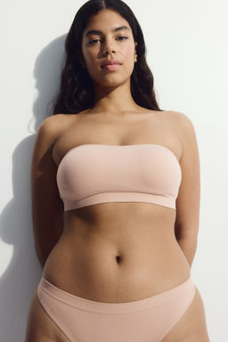 Sujetador bandeau acolchado Seamless - H&m фото 6
