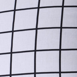 Постельное бельё 1,5сп Таттерсол, цвет бело-серый 150х210см, 150х210см, 70х70 см, бязь, 120 г/м, хлопок 100% - Атра фото 2