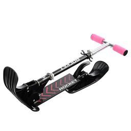 Самокат-снегокат, складной, в коробке (пурпурный)