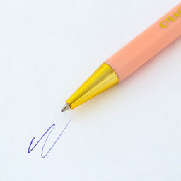 Цена за 2 шт. Ручка шариковая, синяя паста, 0.7 мм Счастье рядом