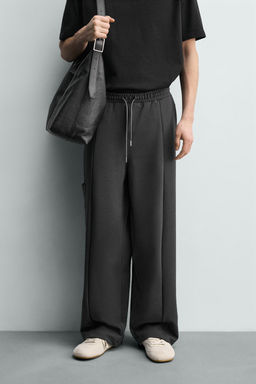 PANTAL?N JOGGER CARGO INTERLOCK / Gris medio - Zara фото 2