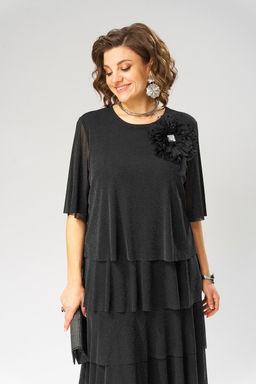 Платье Svetlana Style 2184 черный блеск