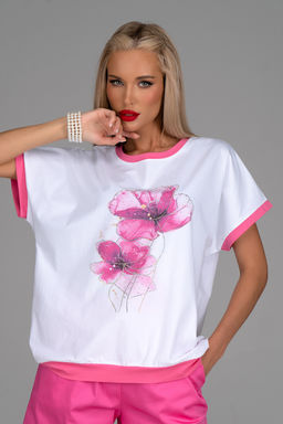 Футболка Лорея (розовый) - Эльза фото 5