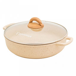 Набор посуды с антипригарным покрытием "Гармония Оникс" 4 предмета: сковорода со съемной ручкой д26см, h6,9см, жаровня д26см, h7,5см, кастрюля 4л, д26см, h11см, стеклянная крышка д26см (Россия) Подходит для всех видов плит, включая индукционную.