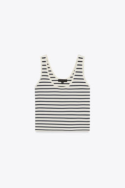 STRIPED KNIT TOP - Zara фото 16