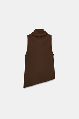 ASYMMETRIC HEM TOP - Zara фото 17