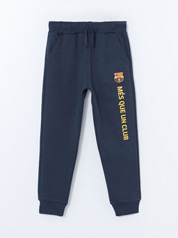 Beli Lastikli Barcelona Bask?l? Erkek ?ocuk Jogger E?ofman Alt?