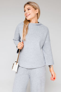 Джемпер AmberA 1004-5 серый