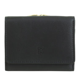 Итальянский женский кожаный кошелек DuDu серии Corsica | черный поп - Dudubags фото 2