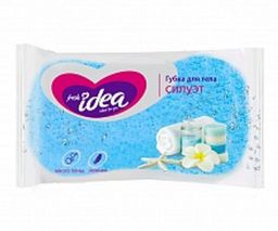 Fresh IDEA губка д/тела "Силуэт" крупнопористый поролон, форма-восьмерка, 140*90*50мм (1шт)