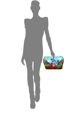 Сумка с аппликацией ДС-261-173 мокко - Protege фото 4