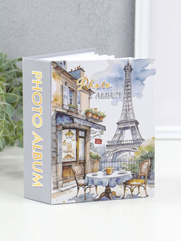 Фотоальбом на 100 фото 10×15 см «Завтрак с видом на Эйфелеву башню», 4.5×12.5×16.5 см