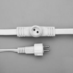 Гирлянда «Занавес», 2×7.4 м, IP44, УМС, 3 Вт, LED 1480/370, 220 В, мерцание, свечение белое