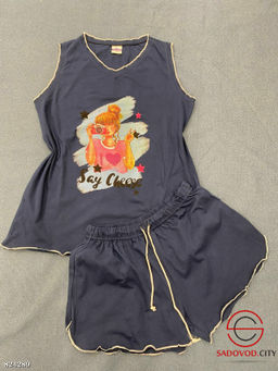 Пижама женская с рисунком