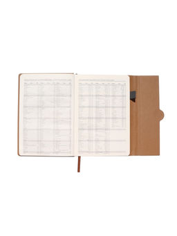 Ежедневник недатированный формат А5, с клапаном, 96 листов, в линейку, пвх, серый - Simaland фото 6