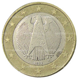 1 евро 2002 года F Германия