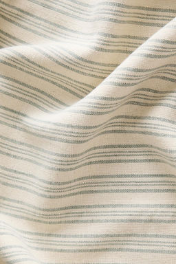 STRIPED COTTON BEACH TOWEL WITH FRINGING - Zara фото 5