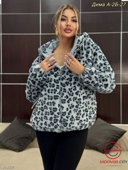 шубка женская с леопардовым принтом - Bruno фото 8