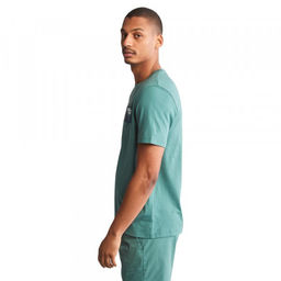 Мужская футболка Timberland TFO SS Seasonal Pocket Print Tee (Reg) зеленая  фото 4