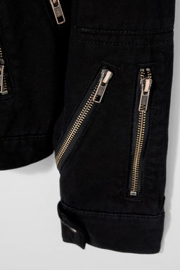 KATE MOSS X ZARA ZIPPED JACKET  фото 4