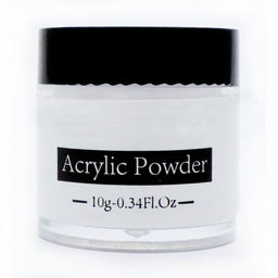 Nail Art Акриловая пудра для ногтей, прозрачный, 10 г 1  фото 4